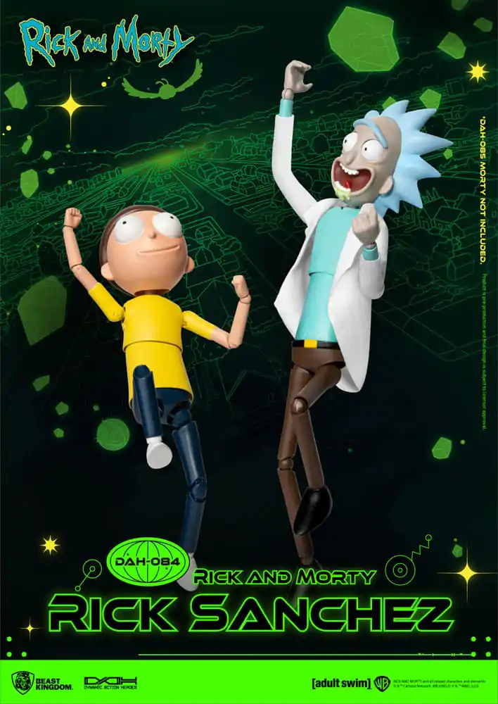 Rick and Morty Dynamic 8ction Heroes Actionfigur 1/9 Rick Sanchez 23 cm termékfotó