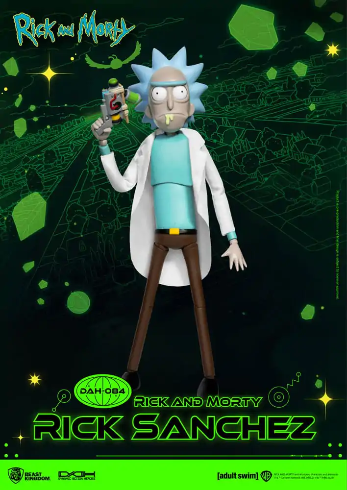 Rick and Morty Dynamic 8ction Heroes Actionfigur 1/9 Rick Sanchez 23 cm termékfotó