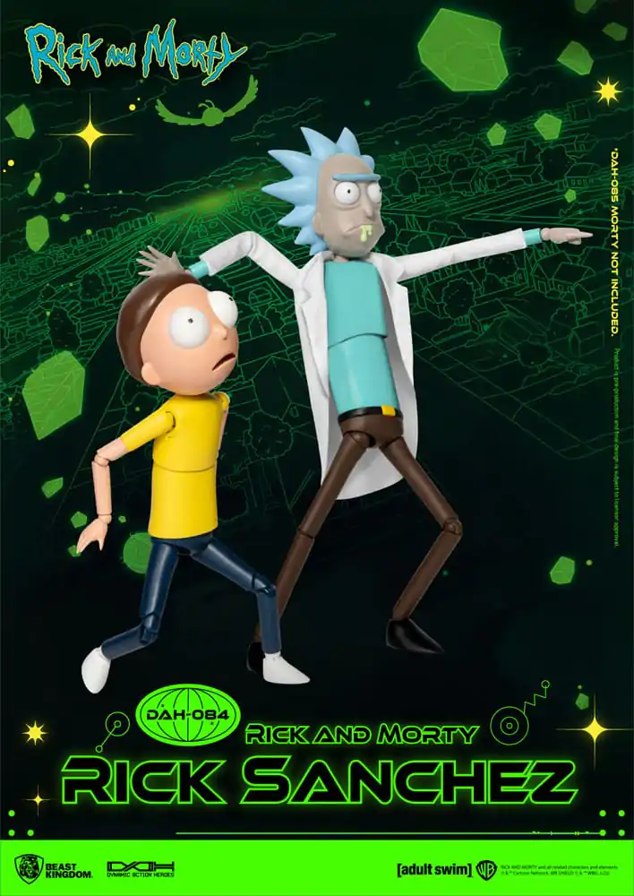 Rick and Morty Dynamic 8ction Heroes Actionfigur 1/9 Rick Sanchez 23 cm termékfotó