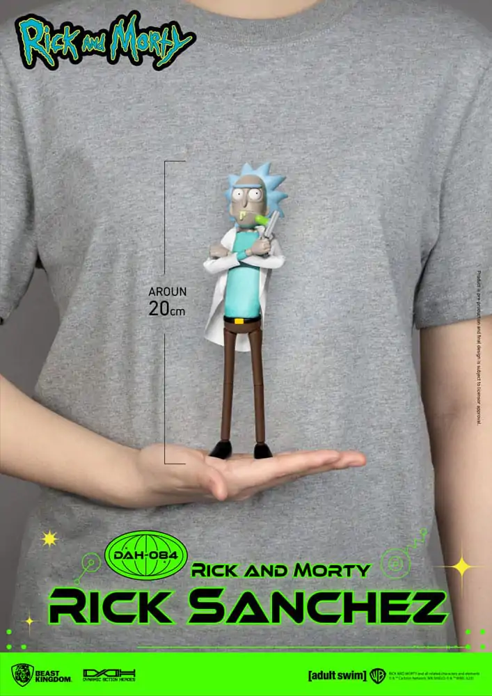 Rick and Morty Dynamic 8ction Heroes Actionfigur 1/9 Rick Sanchez 23 cm termékfotó