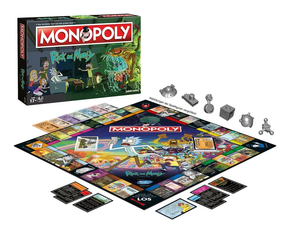 Rick and Morty Brettspiel Monopoly *Deutsche Version* Produktfoto