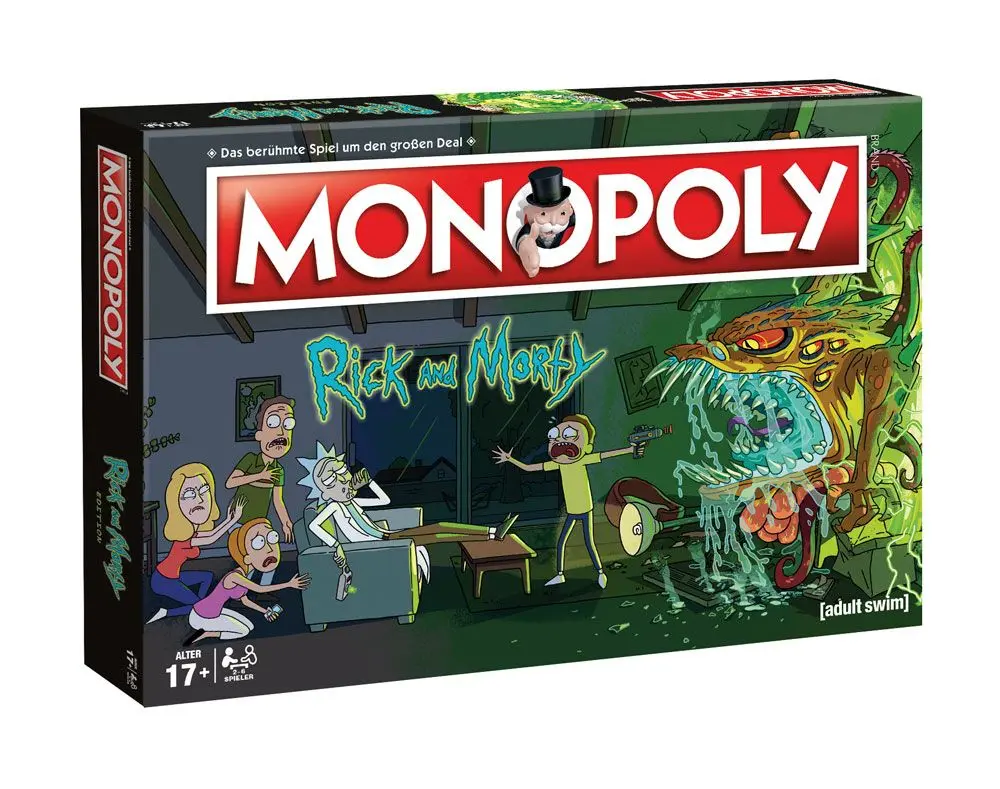 Rick and Morty Brettspiel Monopoly *Deutsche Version* Produktfoto