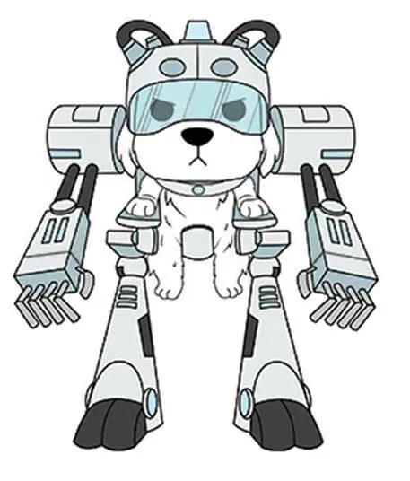 Rick and Morty Oversized POP! Animation Vinyl Figur Exoskeleton Snowball 15 cm Produktfoto