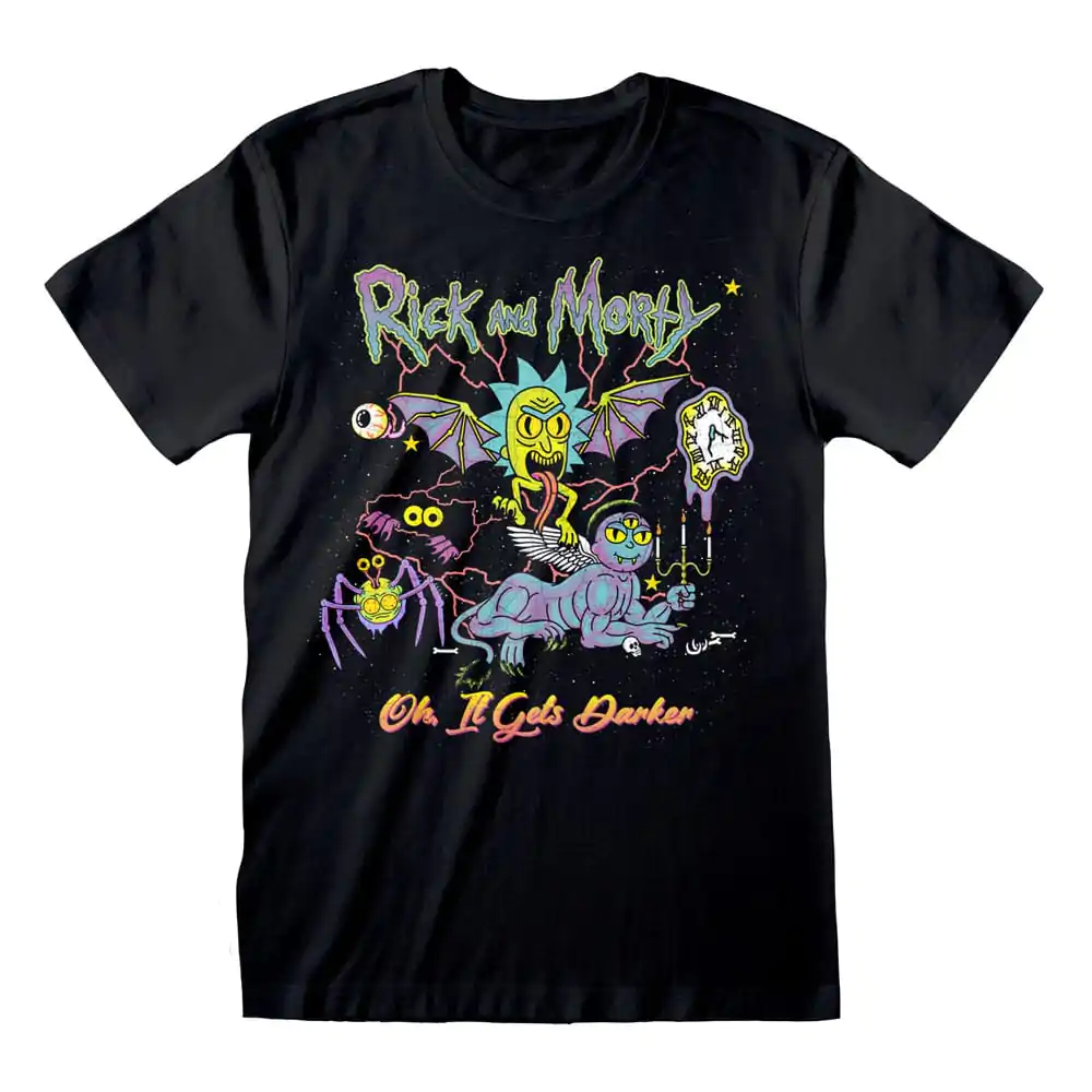 Rick and Morty T-Shirt Oh It Gets Darker termékfotó