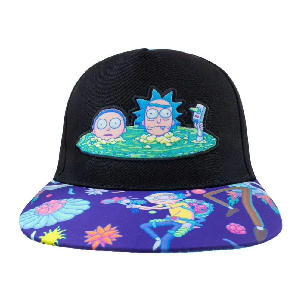 Rick and Morty Snapback Cap Portal Produktfoto