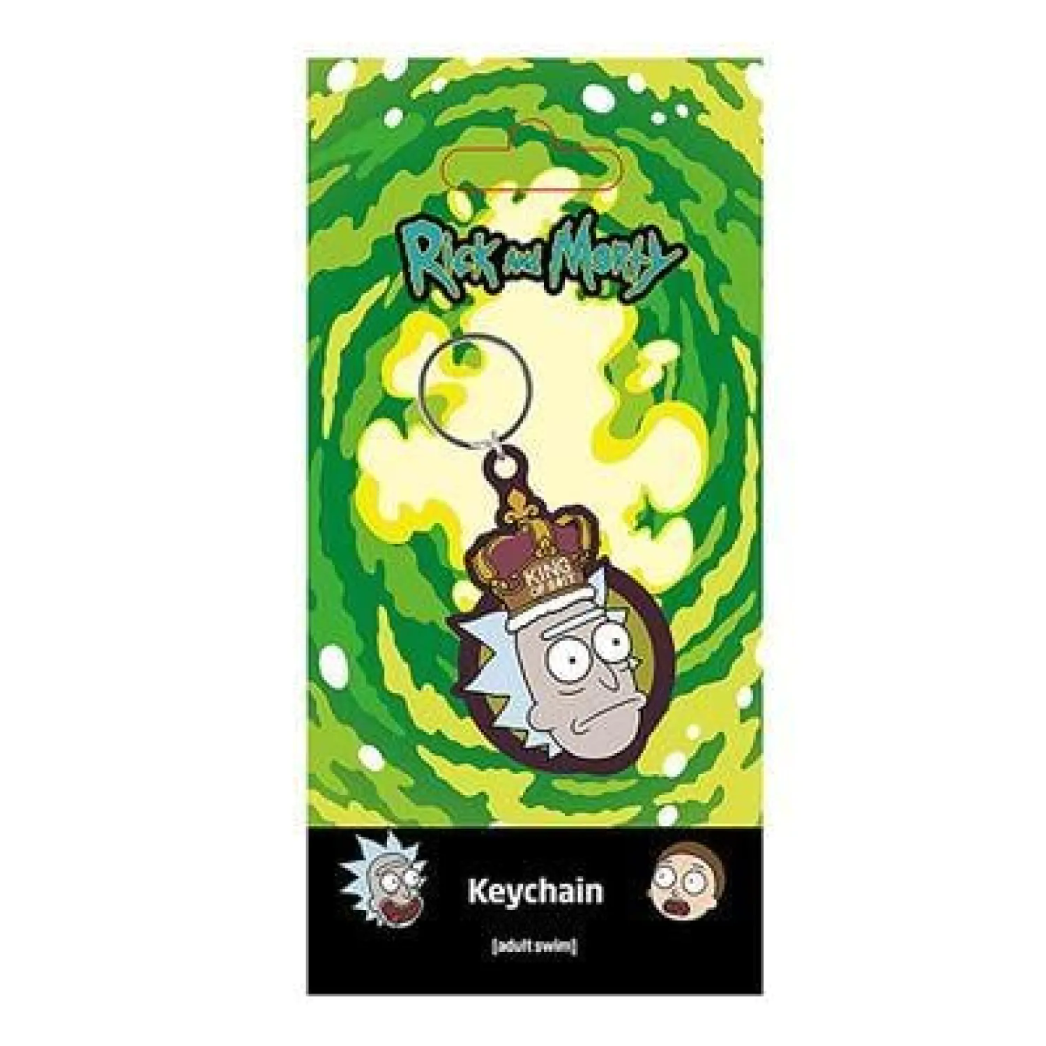 Rick and Morty PVC Schlüsselanhänger King of S**t Produktfoto