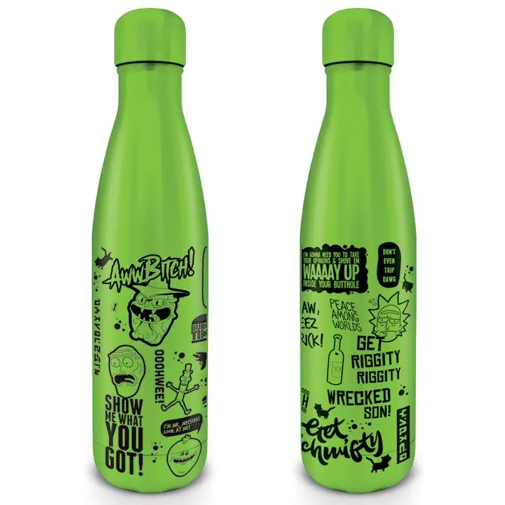 Rick and Morty Trinkflasche Quotes termékfotó