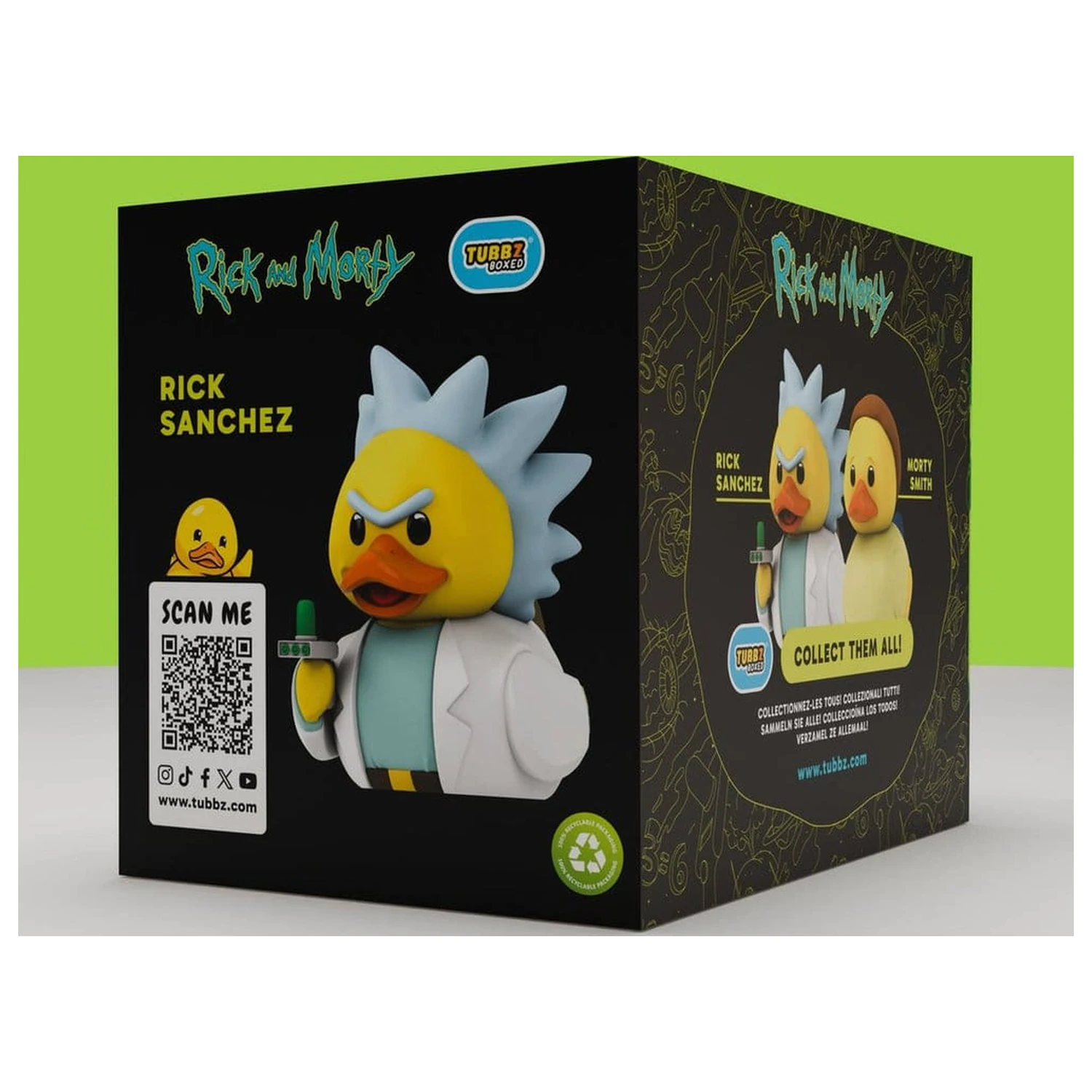 Rick and Morty Tubbz PVC Figur Rick Boxed Edition 10 cm Produktfoto