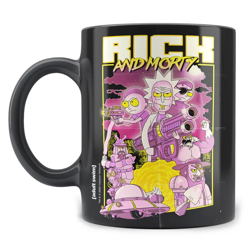 Rick & Morty Mug Retro Poster Produktfoto