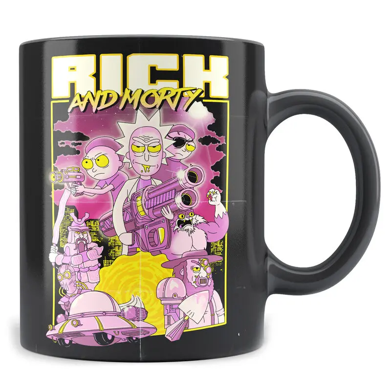 Rick & Morty Mug Retro Poster Produktfoto