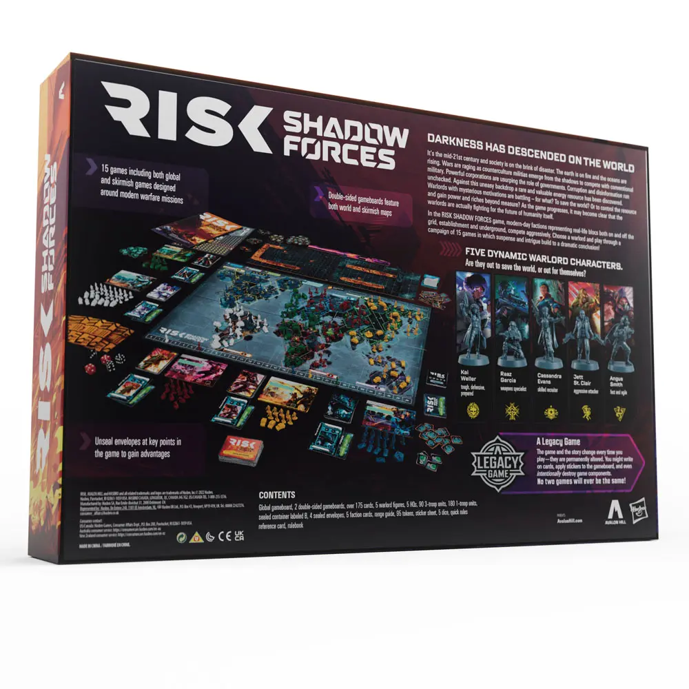 Risiko Brettspiel Shadow Forces *Englische Version* Produktfoto
