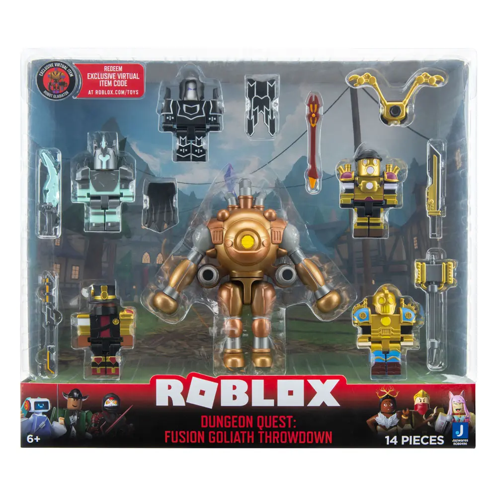 Roblox Actionfiguren Playset Dungeon Quest: Fusion Goliath Throwdown Produktfoto