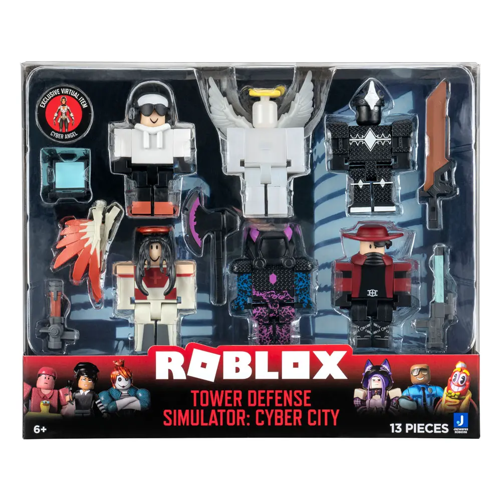 Roblox Action Figurs Multipack Tower Defense Simulator: Cyber City Produktfoto