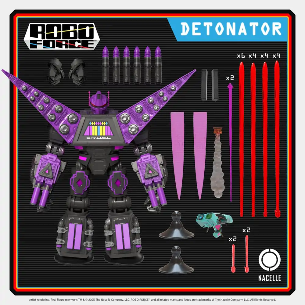 Robo Force Action Figur Wave 2 Detonator 24 cm Produktfoto