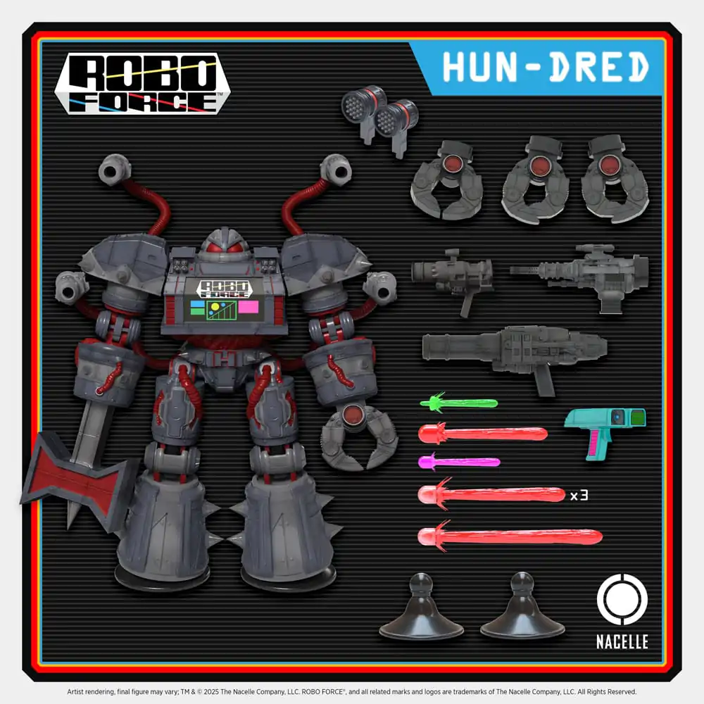 Robo Force Action Figur Wave 2 Hun-Dred 23 cm Produktfoto