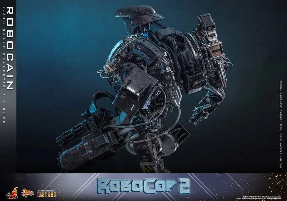 RoboCop 2 Movie Masterpiece Diecast Action Figur 1/6 RoboCain 40 cm Produktfoto