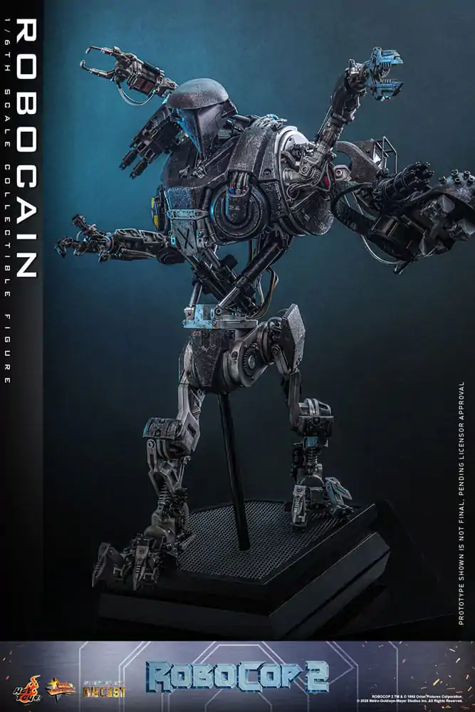 RoboCop 2 Movie Masterpiece Diecast Action Figur 1/6 RoboCain 40 cm Produktfoto