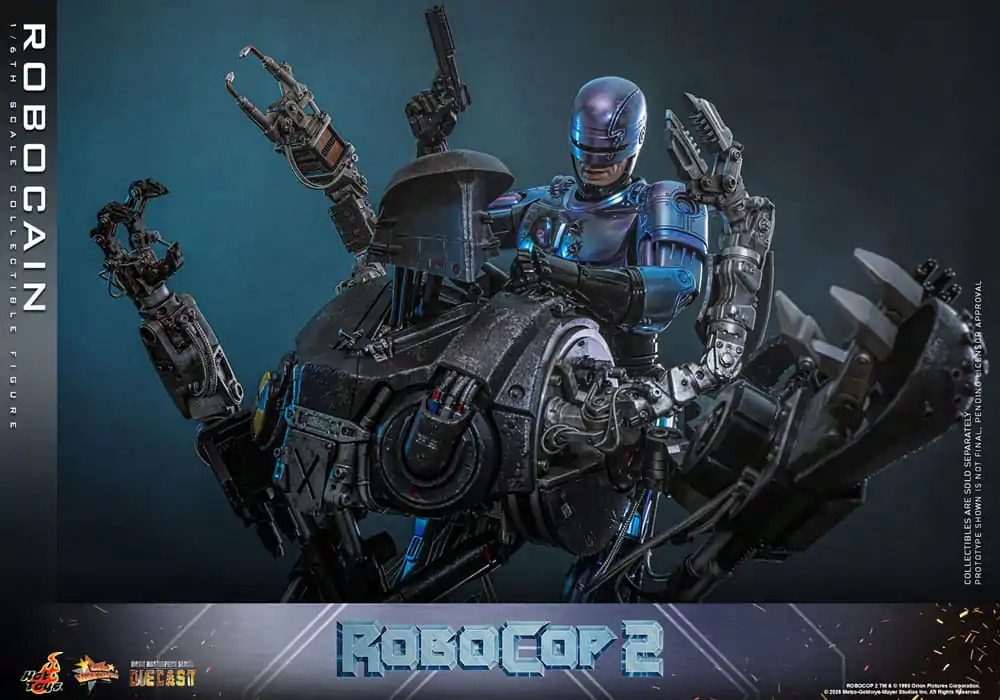 RoboCop 2 Movie Masterpiece Diecast Action Figur 1/6 RoboCain 40 cm Produktfoto