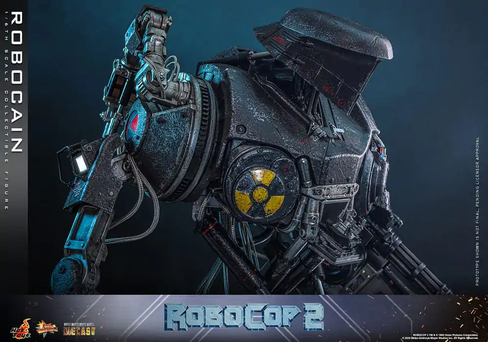 RoboCop 2 Movie Masterpiece Diecast Action Figur 1/6 RoboCain 40 cm Produktfoto