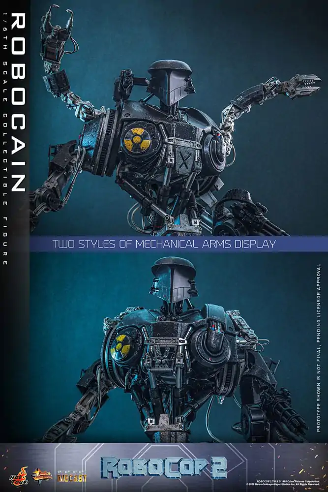 RoboCop 2 Movie Masterpiece Diecast Action Figur 1/6 RoboCain 40 cm Produktfoto