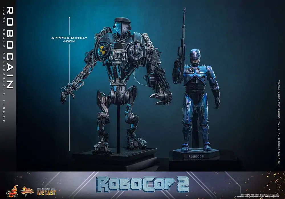 RoboCop 2 Movie Masterpiece Diecast Action Figur 1/6 RoboCain 40 cm Produktfoto