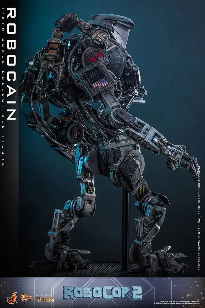 RoboCop 2 Movie Masterpiece Diecast Action Figur 1/6 RoboCain 40 cm Produktfoto