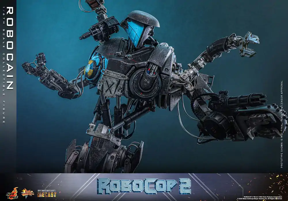 RoboCop 2 Movie Masterpiece Diecast Action Figur 1/6 RoboCain 40 cm Produktfoto