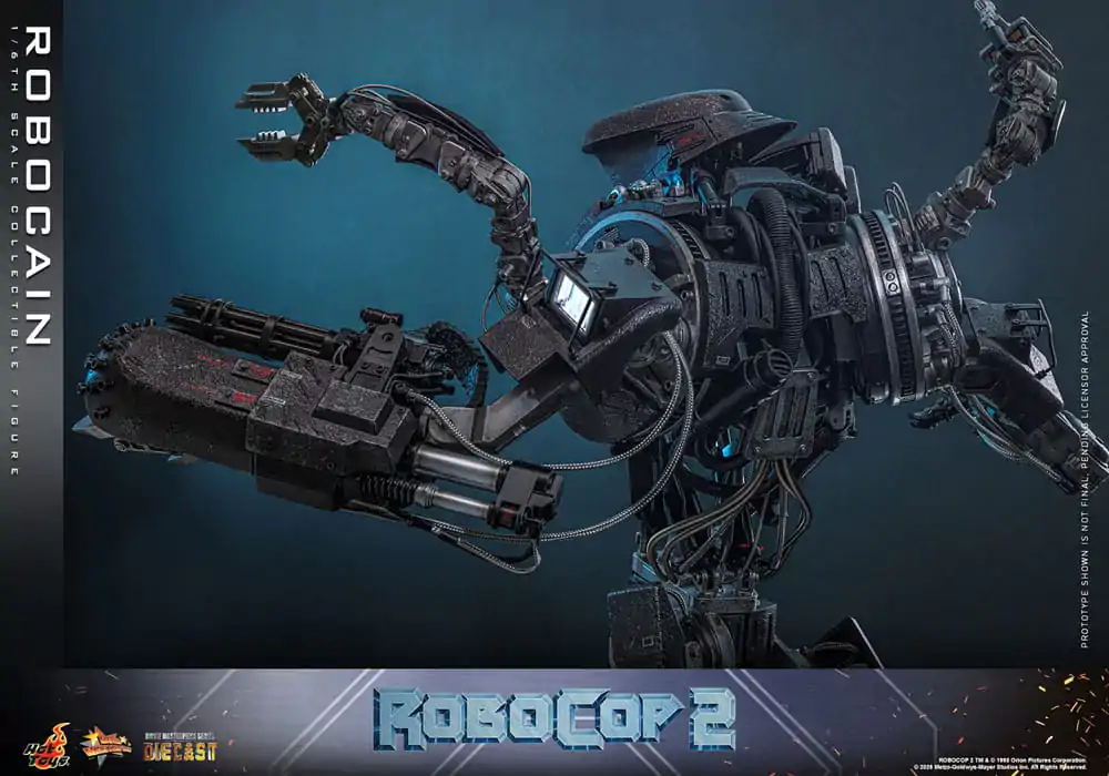 RoboCop 2 Movie Masterpiece Diecast Action Figur 1/6 RoboCain 40 cm Produktfoto