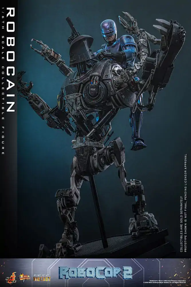 RoboCop 2 Movie Masterpiece Diecast Action Figur 1/6 RoboCain 40 cm Produktfoto