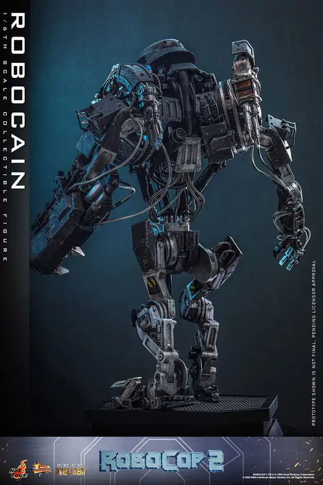 RoboCop 2 Movie Masterpiece Diecast Action Figur 1/6 RoboCain 40 cm Produktfoto