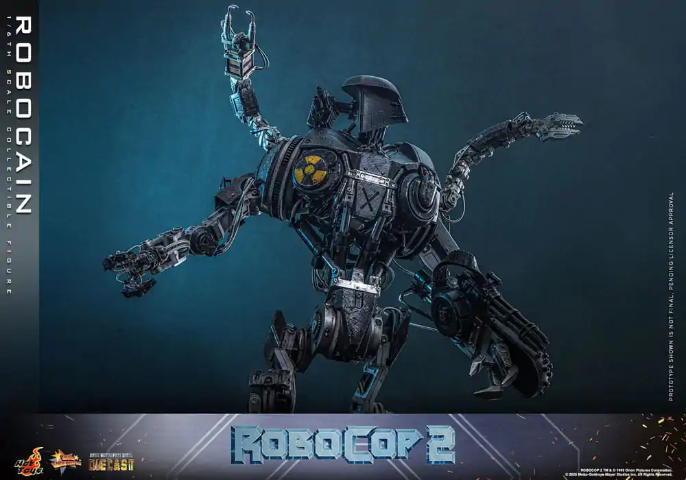 RoboCop 2 Movie Masterpiece Diecast Action Figur 1/6 RoboCain 40 cm Produktfoto