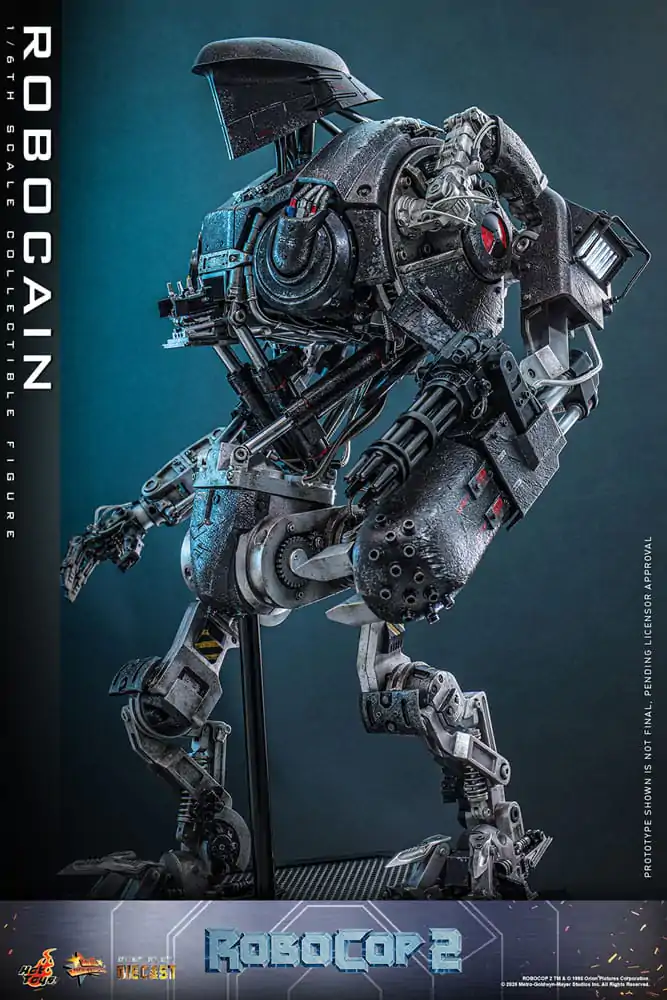 RoboCop 2 Movie Masterpiece Diecast Action Figur 1/6 RoboCain 40 cm Produktfoto