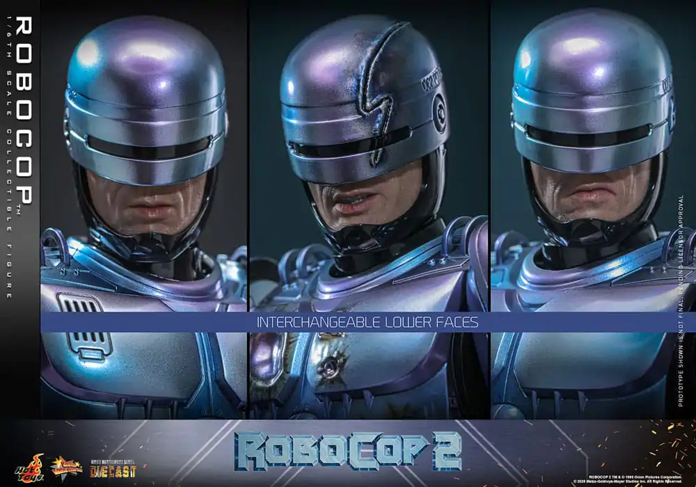 RoboCop 2 Movie Masterpiece Diecast Action Figur 1/6 RoboCop 30 cm Produktfoto
