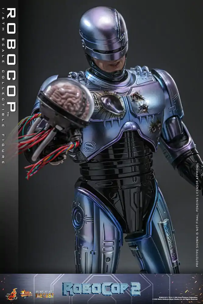 RoboCop 2 Movie Masterpiece Diecast Action Figur 1/6 RoboCop 30 cm Produktfoto