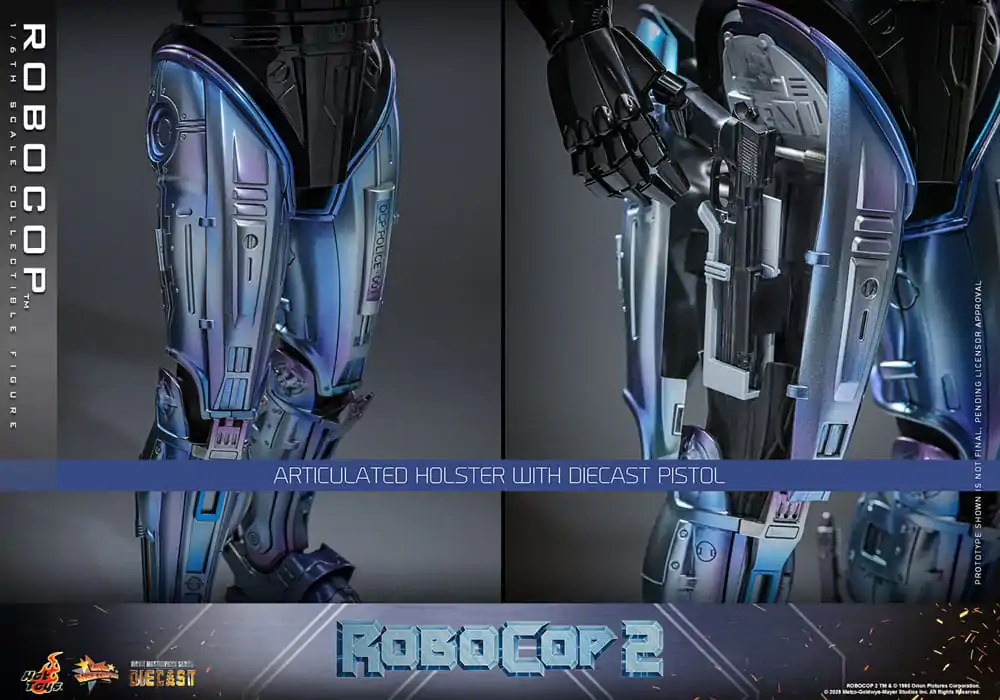RoboCop 2 Movie Masterpiece Diecast Action Figur 1/6 RoboCop 30 cm Produktfoto