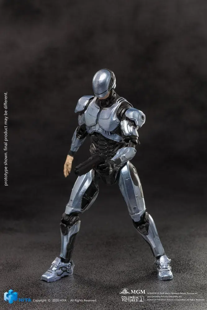 Robocop 2014 Exquisite Mini Actionfigur 1/18 Robocop Silver 10 cm Produktfoto