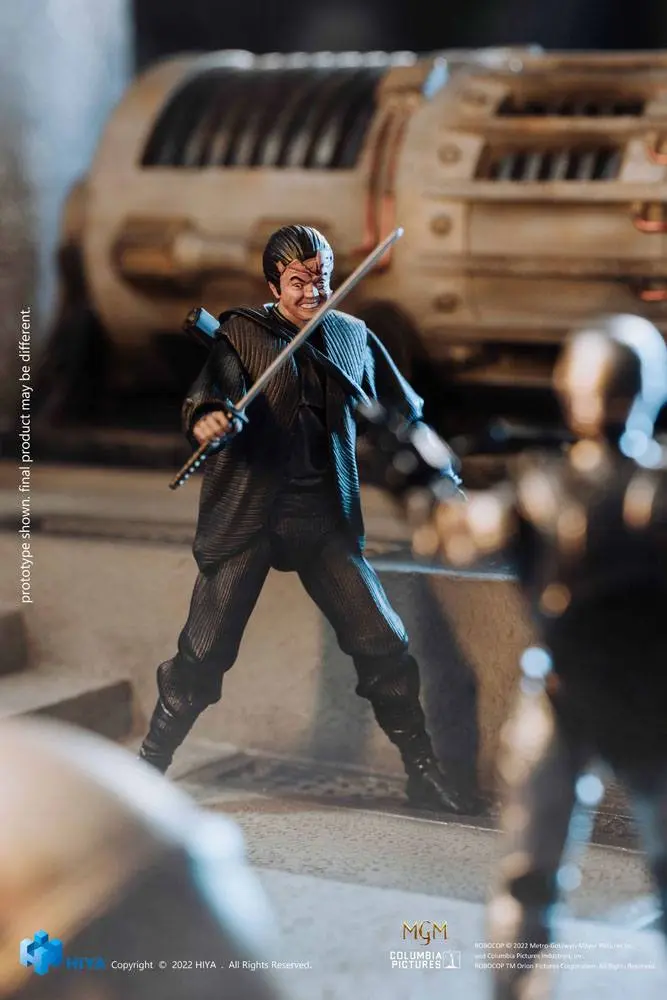 Robocop 3 Actionfiguren 1/18 Robocop VS Otomo 10 cm Produktfoto