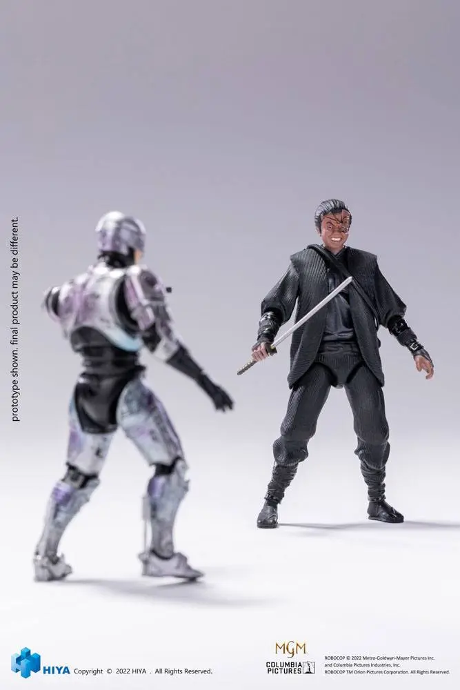 Robocop 3 Actionfiguren 1/18 Robocop VS Otomo 10 cm Produktfoto