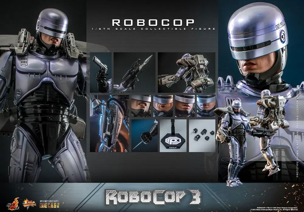 RoboCop 3 Movie Masterpiece Action Figur 1/6 RoboCop 30 cm Produktfoto