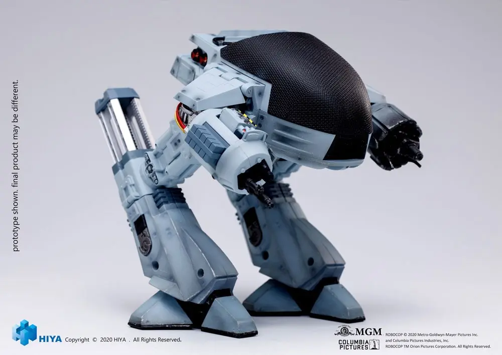 Robocop Exquisite Mini Actionfigur mit Sound 1/18 Battle Damaged ED209 15 cm termékfotó