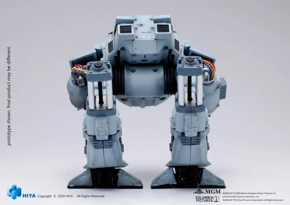 Robocop Exquisite Mini Actionfigur mit Sound 1/18 Battle Damaged ED209 15 cm termékfotó