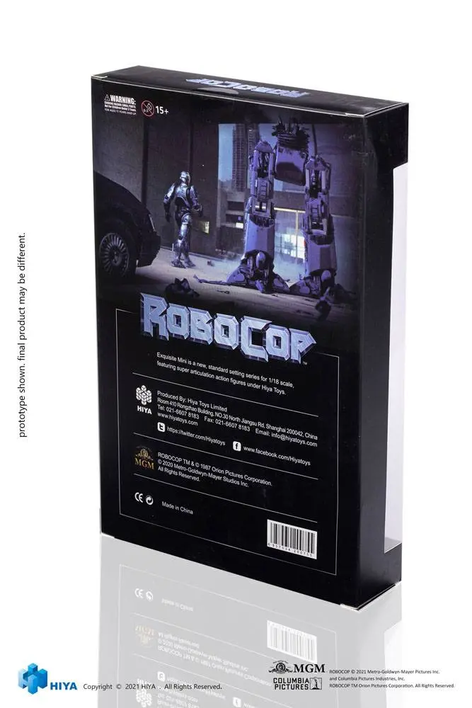 Robocop Exquisite Mini Actionfigur 1/18 Robocop 10 cm Produktfoto