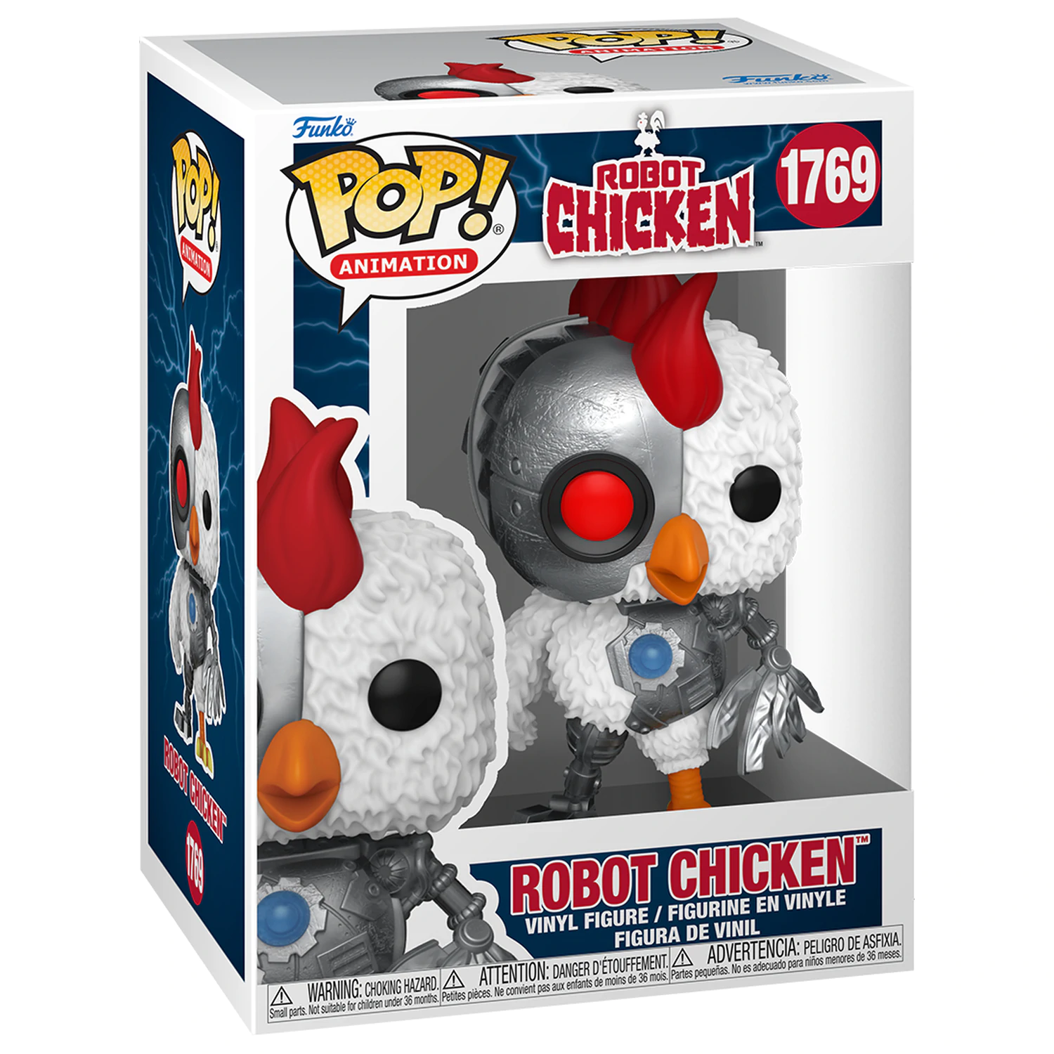 Robot Chicken Pop! Animation Vinyl Figur Chicken 9 cm Produktfoto