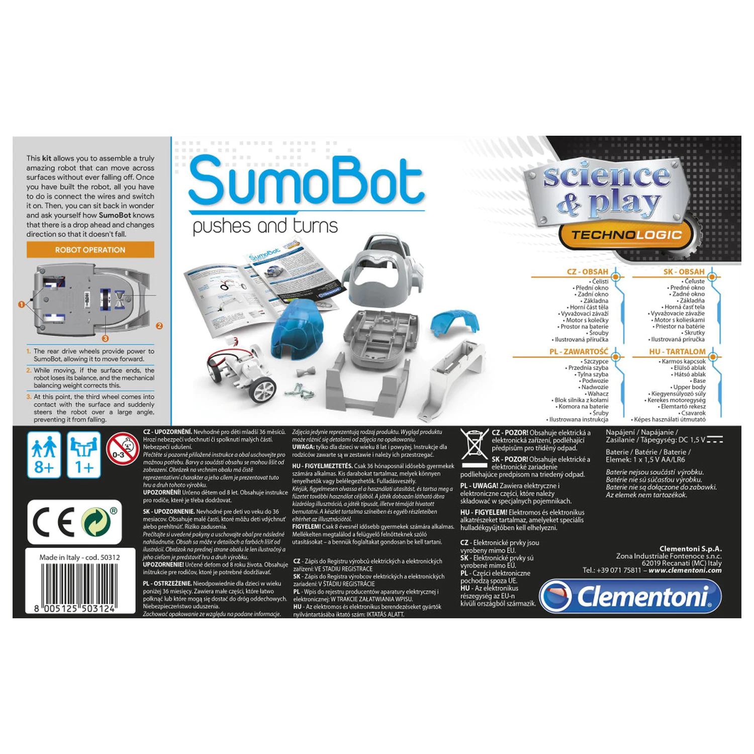 Robot SumoBot Bauspielzeug Produktfoto