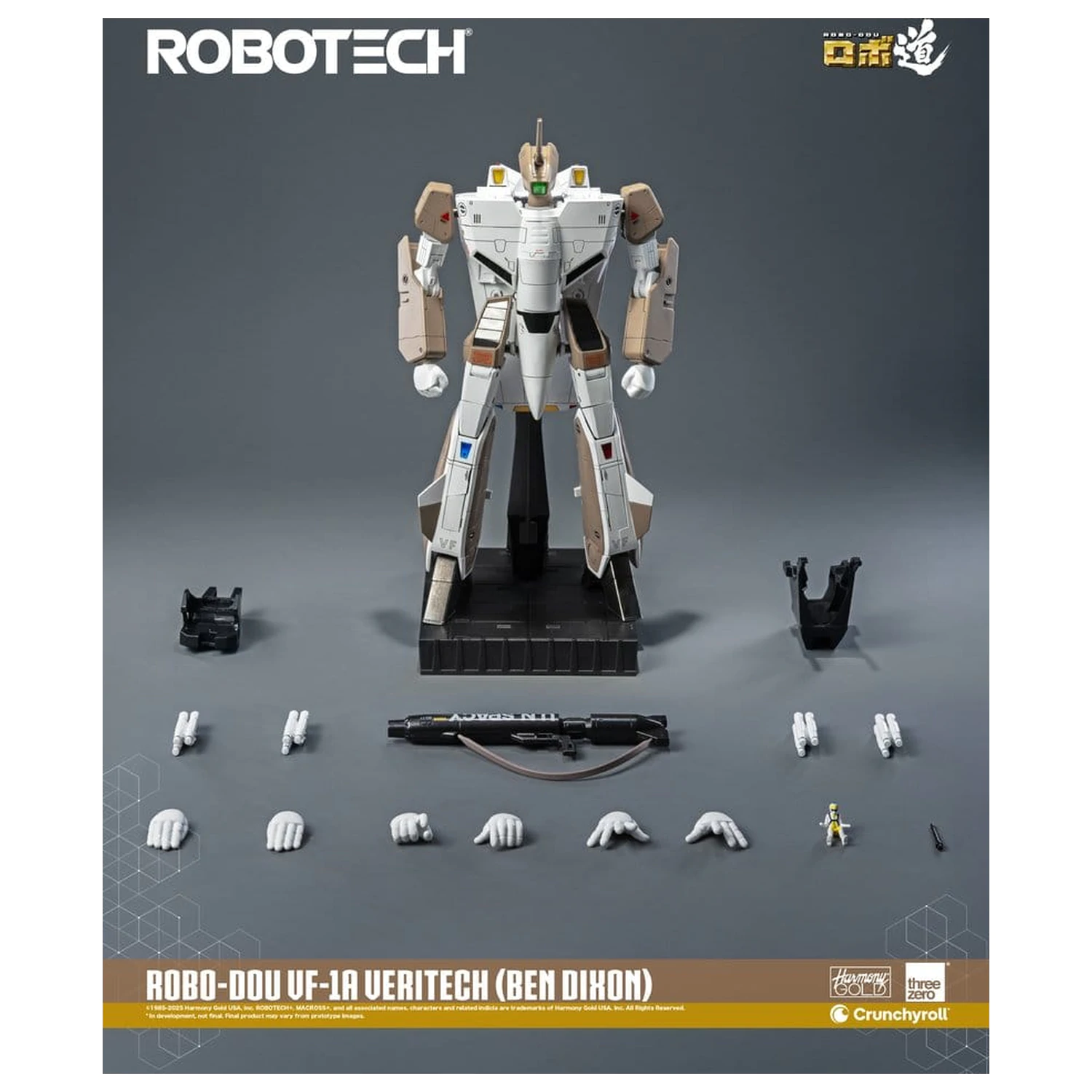 Robotech Actionfigur ROBO-DOU VF-1A Veritech (Ben Dixon) 20 cm Produktfoto