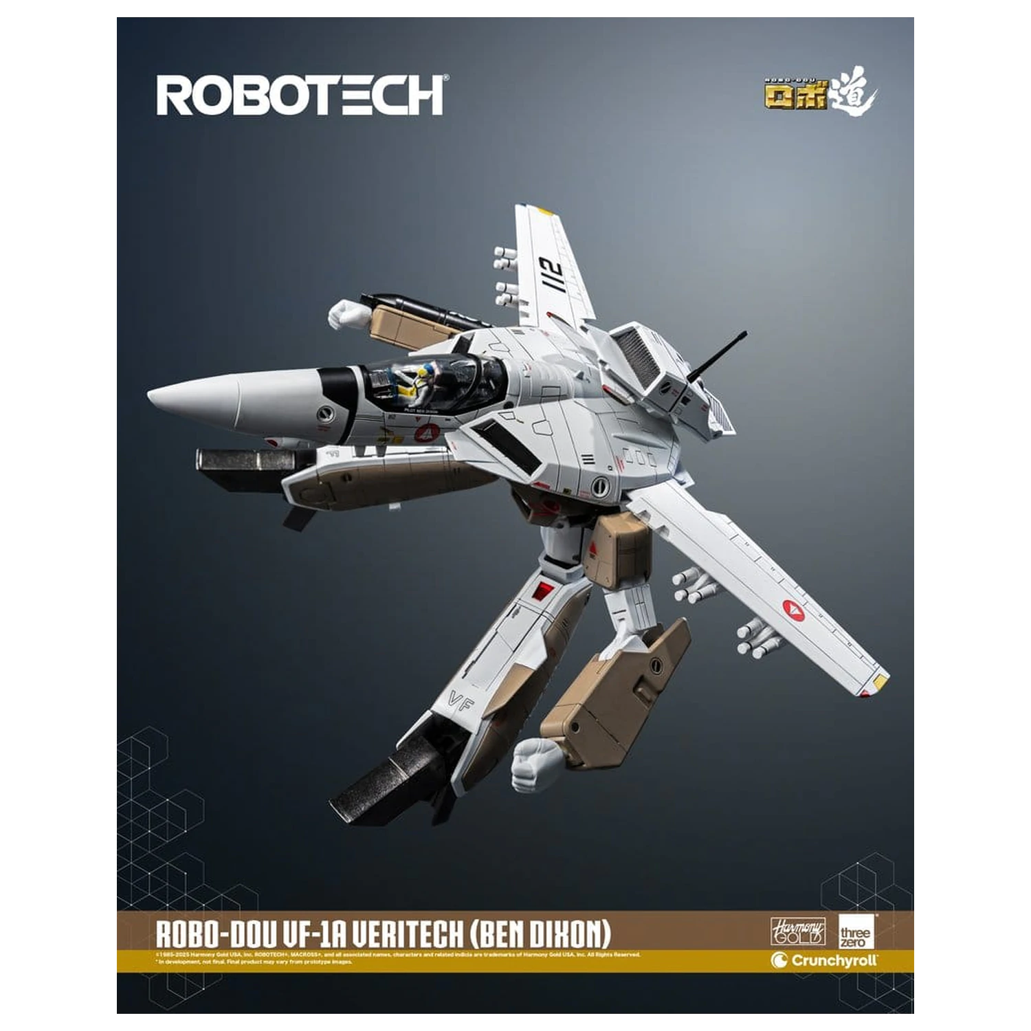 Robotech Actionfigur ROBO-DOU VF-1A Veritech (Ben Dixon) 20 cm Produktfoto