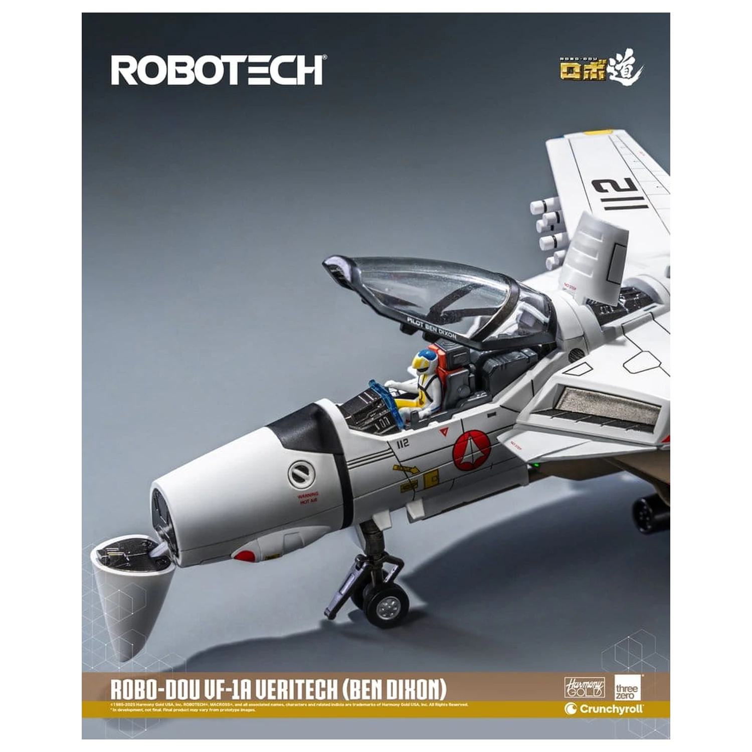 Robotech Actionfigur ROBO-DOU VF-1A Veritech (Ben Dixon) 20 cm Produktfoto