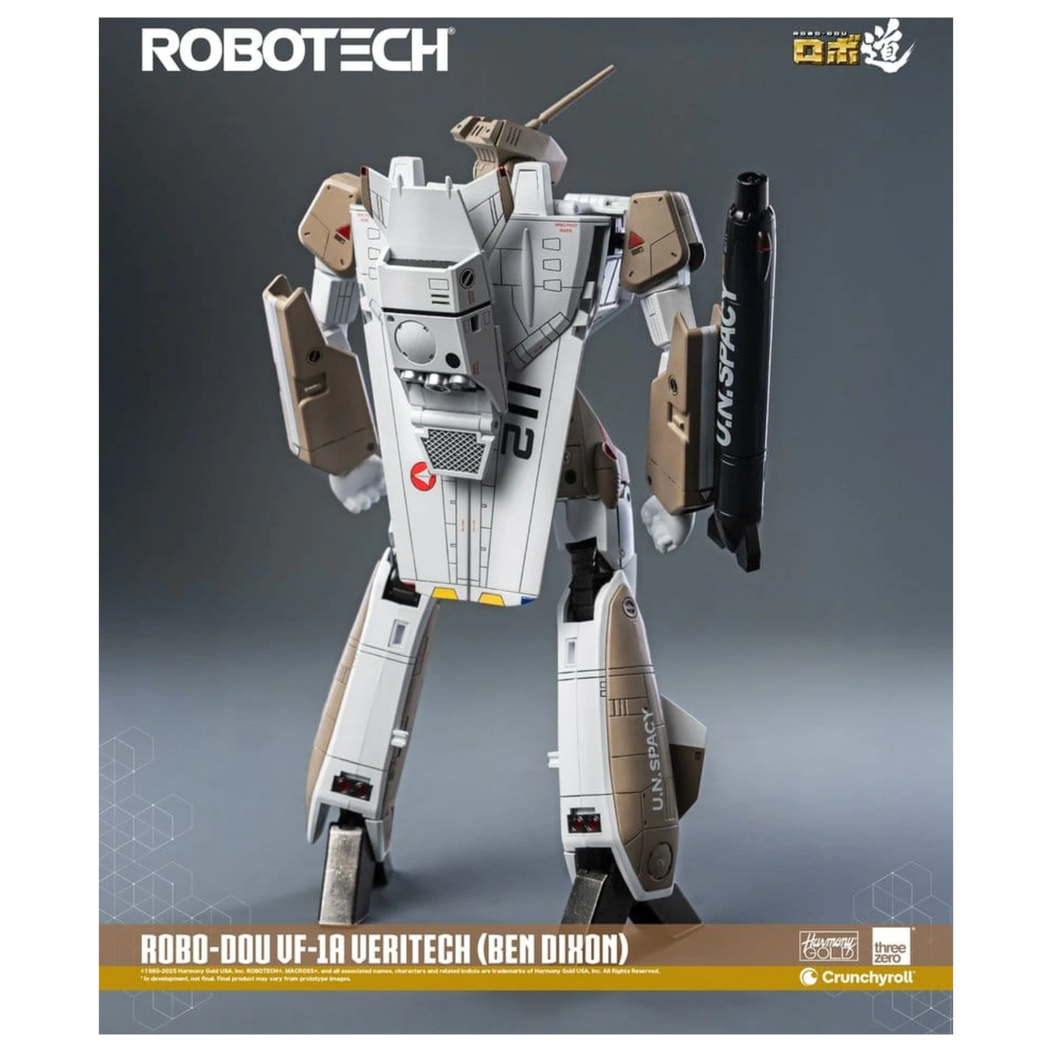 Robotech Actionfigur ROBO-DOU VF-1A Veritech (Ben Dixon) 20 cm Produktfoto