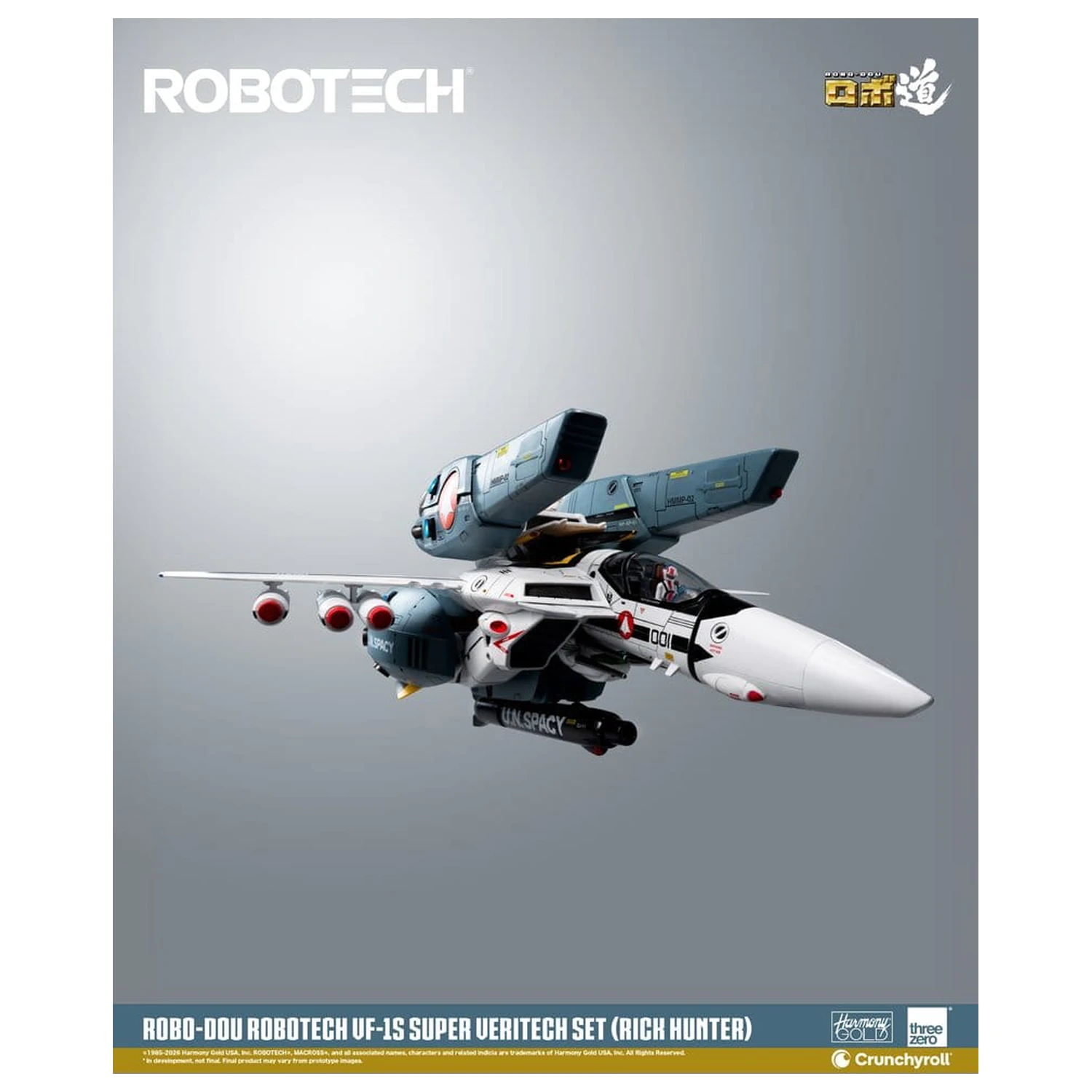 Robotech Robo-Dou Actionfigur VF-1S Super Veritech Set (Rick Hunter) 20 cm Produktfoto