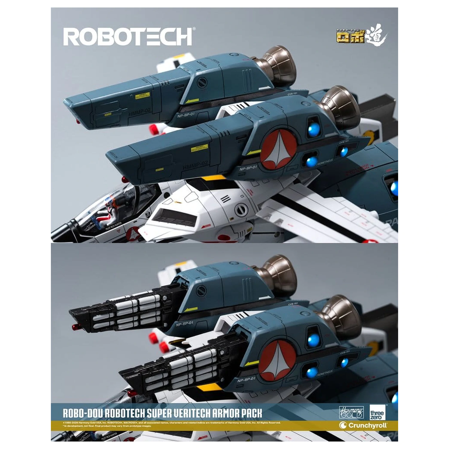 Robotech Robo-Dou Zubehör Set Super Veritech Rüstungspaket Produktfoto